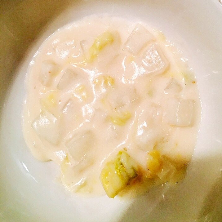 冬野菜で！大根と白菜だけのクリームシチュー